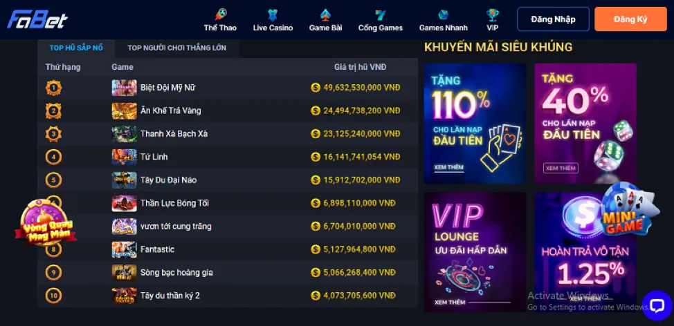 Tổng hợp các trò chơi bắn cá fc888 apk