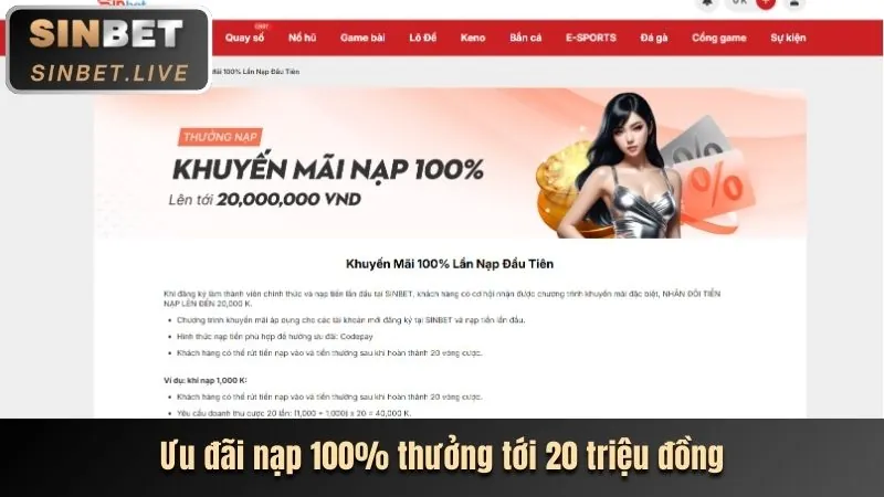 Biểu ngữ khuyến mãi nạp lại hàng ngày cho cá cược thể thao